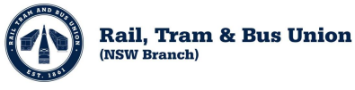 Rail Tram and Bus Union Letterhead Header