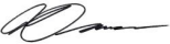 Toby Warnes' Signature